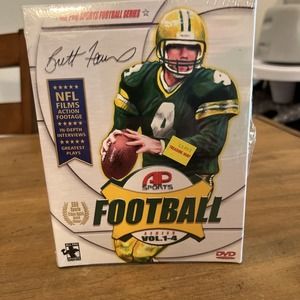 AP Sports FOOTBALL Series Volume 1-4 Four DVD Box Set sealed Brett Favre
